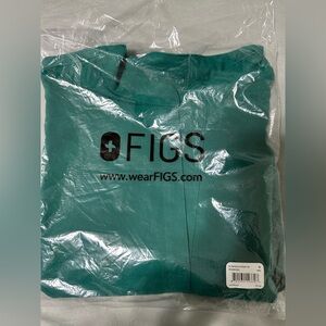 Figs Hunter green scrub top - Medium